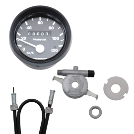 Compteur Cyclo MBK 51 à Roues LELEU - 120km/h TRANSVAL