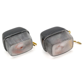 Intermitentes delanteros Replay MBK Booster BWS 1990-2003 transparente carbono (pareja)