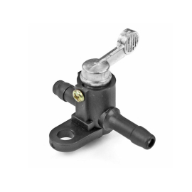 Robinet Essence Universel Avec Patte - NOIR pour durite 6mm