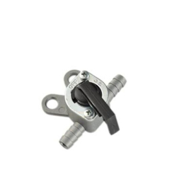 Grifo Gasolina con soporte Universal - ALUMINIO para tubo de Gasolina 8mm