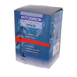 Chambre à Air 16 pouces 2 3/4x16 à 3 1/4x16 - Valve Droite Schrader HUTCHINSON