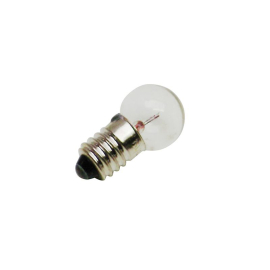 Bombilla 6V 2W E10 Roscada BLANCA - FLOSSER