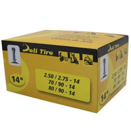Cámara de aire  DELI TIRE llanta 14" -  2.50-14, 2.75-14 TR-4
