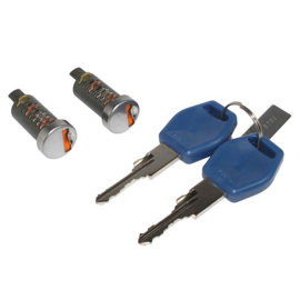 Kit barillets avec clés adaptable Piaggio NRG Typhoon Gilera Stalker