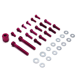 Juego Tornillos Carenado MBK Booster - YAMAHA Bw's antes del 2004 - Rojo