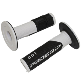 Par Puños Manillar - PROGRIP - 801 - NERO - BLANCO