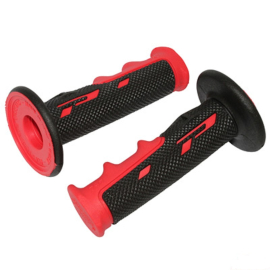 Poignées de Guidon - Progrip 797 Off Road Closed End Noir / Rouge