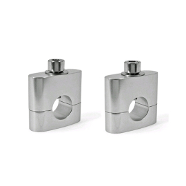 Torretas Manillar D.22mm - Completas TNT PLATA