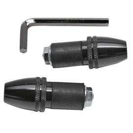 Embout de Guidon - Conique 17mm Noir