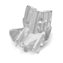 Protège Jambes MBK Nitro YAMAHA Aerox avant 2013 - TNT Gris Métal