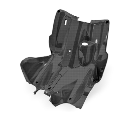 Protège Jambes MBK Nitro YAMAHA Aerox avant 2013 - TNT Look Carbone