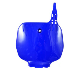 Tête de Fourche / Plaque Frontale Numéro - Type YZ Bleu