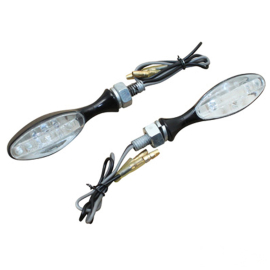 Clignotants LED Replay Mini Ovale 9 LED universels (paire)