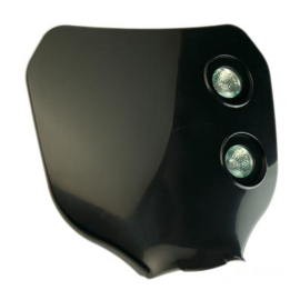 Portafaros Enduro 2x20W - Negro