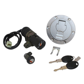 Contacteur à clé adaptable MBK X-Power Yamaha TZR 50 avec serrure et bouchon