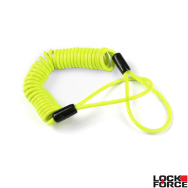 Cable recordatorio Lockforce largo para bloqueo disco moto maxiscooter