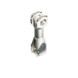 Potence MBK Booster YAMAHA BW's - DOPPLER Argent