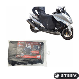 Cubrepiernas Protección Lluvia Scooter - STEEV Negro