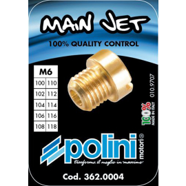 Chicle Principal - D.6mm - 100 a 118 - DELLORTO - PHVA - PHBN - POLINI - Pack de 10U