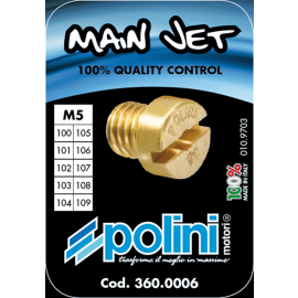 Chicle Principal - D.5mm - 100 a 109 - DELLORTO - PHBG - SHA - POLINI - Pack de 10U