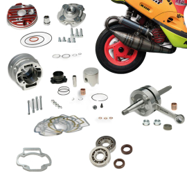 Pack Moteur & Pot 94cc LC PIAGGIO - MALOSSI MHR Big Bore Testa Rossa