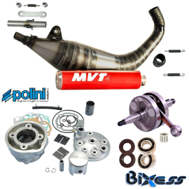 Pack Kit Motor + Escape AM6 - 80cc - POLINI - MVT