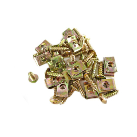 Juego de 20 Tornillos + Grapas para Carroceria - 5 x 15mm