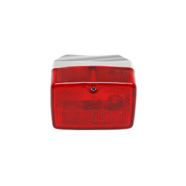 Piloto Trasero MBK - 51, PEUGEOT - 103 SP, SOLEX - Cromado/Rojo