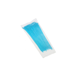 Collier de Serrage Type RILSAN - 2.5 x 200mm BLEU FLUO