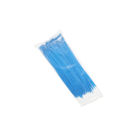 Collier de Serrage Type RILSAN - 3.6 x 250mm BLEU FLUO