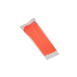 Collier de Serrage Type RILSAN - 3.6 x 250mm ORANGE FLUO