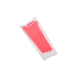 Collier de Serrage Type RILSAN - 2.5 x 200mm ROSE FLUO