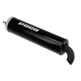 Silencieux de pot Scooter - VOCA Racing Alu Noir