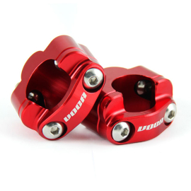 Torretas Manillar D.28.6mm - VOCA HB28 ROJO