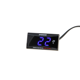 Thermomètre Digital - VOCA Racing Temp Meter Led Bleu 1/8 Connectique noire