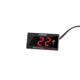 Thermomètre Digital - VOCA Racing Temp Meter Led Rouge 1/8 Connectique noire