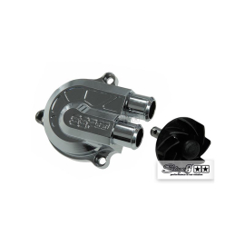 Couvercle de pompe à eau MBK Nitro Yamaha Aerox - Stage6 +40% chromé