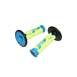 Poignées de Guidon - Progrip 788 Off Road Bleu / Jaune fluo / Noir