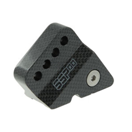 Réhausseur d'amortisseur MBK Nitro Ovetto Yamaha Aerox Neo's - Stage6 SSP look carbone