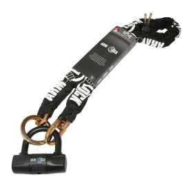 Antivol chaîne lasso + bloque disque - ARMLOCK 1.20m