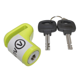 Antivol bloque disque Auvray BD16 diamètre 6mm jaune