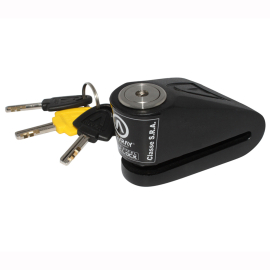 Antivol bloque disque Auvray DK14 SRA noir mat diamètre 14mm