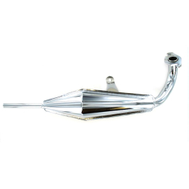 Escape PEUGEOT - 103 SP - MVL - Tipo Flauta Cromado - Fijación a Platina