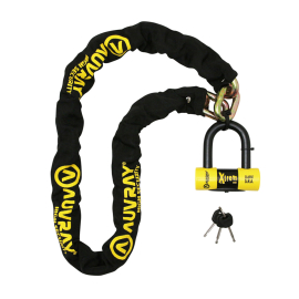 Antivol chaîne + U - AUVRAY Xtrem Mini 1.40m SRA