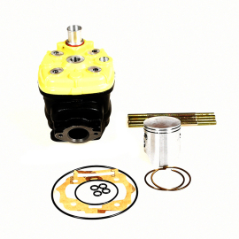 Kit Cylindre 75cc DERBI E3 E4 - MVT Iron Max Fonte Fonte Série Limitée Culasse Jaune