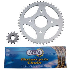 Kit chaîne MBK X-Power Yamaha TZR avant 2004 - 12 x 47 420 AFAM