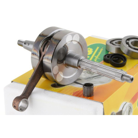 Vilebrequin + kit Roulements Piaggio NRG LC - Top Perf Racing TPR Course 44mm Bielle 85mm