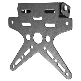Support Plaque Immatriculation Universel - Noir
