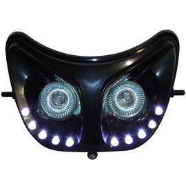Bifaro Derbi Senda - RR8 Negro con Leds Blancas