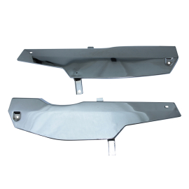 Capotage moteur MBK 51 - Chrome (la paire)